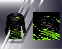 sport- Jersey en t-shirt sjabloon sport- ontwerp voor Amerikaans voetbal racing gaming Jersey vector