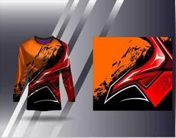 sport- Jersey en t-shirt sjabloon sport- ontwerp voor Amerikaans voetbal racing gaming Jersey vector