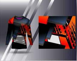 sport- Jersey en t-shirt sjabloon sport- ontwerp voor Amerikaans voetbal racing gaming Jersey vector