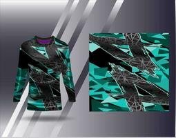 sport- Jersey en t-shirt sjabloon sport- ontwerp voor Amerikaans voetbal racing gaming Jersey vector