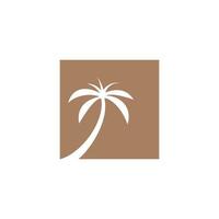 palm logo ontwerp icoon element vector idee