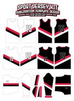 Portland Jersey ontwerp sportkleding patroon sjabloon vector