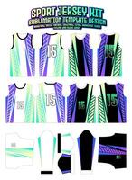 snelheid pijl Jersey ontwerp sportkleding patroon sjabloon vector