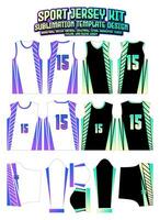 snelheid strepen helling Jersey ontwerp sportkleding patroon sjabloon vector