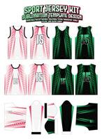 snelheid pijl strepen Jersey ontwerp sportkleding patroon sjabloon vector