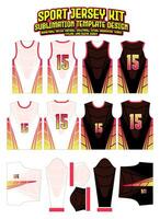 snelheid Jersey ontwerp sportkleding patroon sjabloon vector