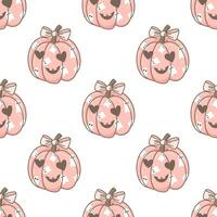 schattig hand- getrokken halloween vector naadloos patroon