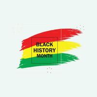 zwart geschiedenis maand. vector illustratie zwart geschiedenis maand grafisch ontwerp sjabloon