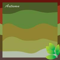 achtergrond vector ontwerp met herfst thema