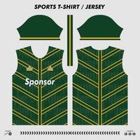 vector t-shirt sport ontwerp, sublimatie Jersey