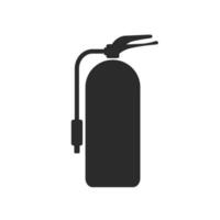 brand brandblusser pictogram.vuur brandblusser illustratie.vuur noodgeval teken symbool vector illustratie.