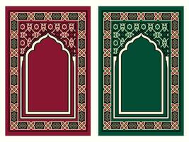 moslim gebed tapijt gebed mat Islam Turks sajadah elegant gebed tapijt ontwerp vector