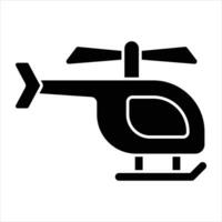 lucht ambulance glyph icoon ontwerp stijl vector