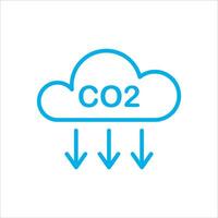 co2 icoon vector illustratie symbool