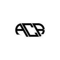 acr brief logo ontwerp. acr creatief initialen brief logo concept. acr brief ontwerp. vector