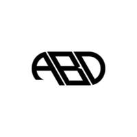 abd brief logo ontwerp. abd creatief initialen brief logo concept. abd brief ontwerp. vector