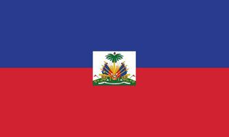 Haïti nationaal vlag.haïti vlag in de gepast verhouding vector