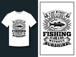 vector visvangst typografie t-shirt, visvangst overhemd sjabloon, visvangst vector t overhemd ontwerp, rivier- visvangst t overhemd grafisch, t-shirt ontwerp met visvangst hengel zee wijnoogst stijl