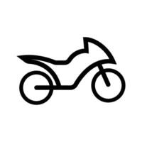 motorfiets pictogram vector