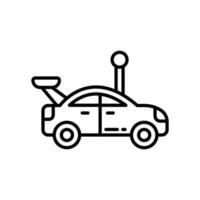 speelgoed- auto icoon in vector. illustratie vector