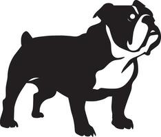 stier hond vector silhouet illustratie