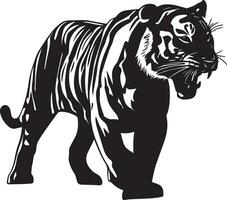 tijger vector silhouet illustratie, tijger klem kunst