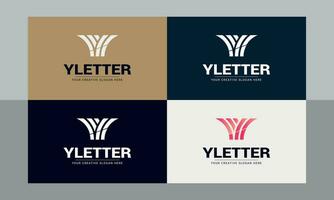 creatief modern brief logo vector