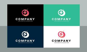 creatief modern brief logo vector