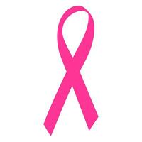 roze lint borst kanker bewustzijn symbool vector