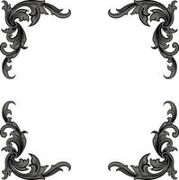 luxe kader ornament bruiloft decoratie vector