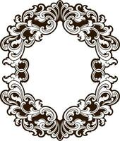 luxe kader ornament bruiloft decoratie vector