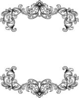 luxe kader ornament bruiloft decoratie vector