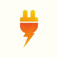 energie plug macht logo vector