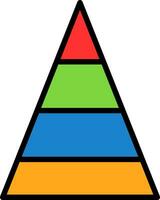 piramide vector icoon ontwerp