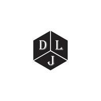 dlj brief logo ontwerp.dlj creatief eerste dlj brief logo ontwerp. dlj creatief initialen brief logo concept. vector