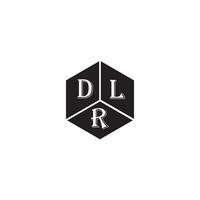 dlr brief logo ontwerp.dlr creatief eerste dlr brief logo ontwerp. dlr creatief initialen brief logo concept. vector