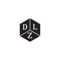 dlz brief logo ontwerp.dlz creatief eerste dlz brief logo ontwerp. dlz creatief initialen brief logo concept. vector