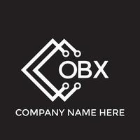 printobx brief logo ontwerp.obx creatief eerste obx brief logo ontwerp. obx creatief initialen brief logo concept. vector