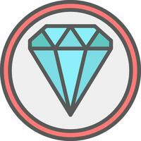 diamant vector icoon ontwerp