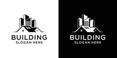 huis bouwen logo ontwerpsjabloon vector