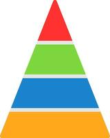 piramide vector icoon ontwerp