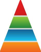 piramide vector icoon ontwerp