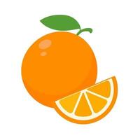 oranje fruitvector. vector