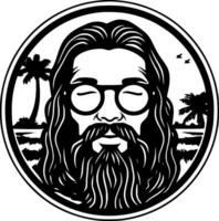 hippie - hoog kwaliteit vector logo - vector illustratie ideaal voor t-shirt grafisch