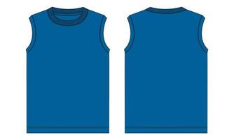 tank tops vector illustratie sjabloon voor Mannen en jongens