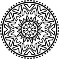 mandala ornament ontwerp in vector