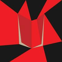 abstract rood boek achtergrond vector