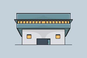 huis gebouw vector illustratie.