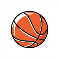 basketbal vector illustratie, basketbal bal logo basketbal icoon