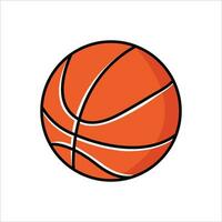 basketbal vector illustratie, basketbal bal logo basketbal icoon